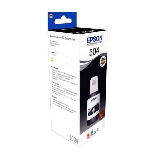 tinta epson t504 120 negro l41xx/l42xx/l61xx t504120 al 127ml