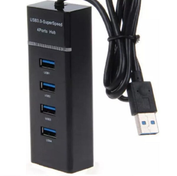 adaptador hub 4p 3.0c/llave negro