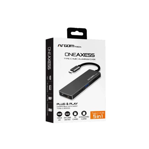 adaptador argomtech arg ub 0183 5 en 1 tipo c