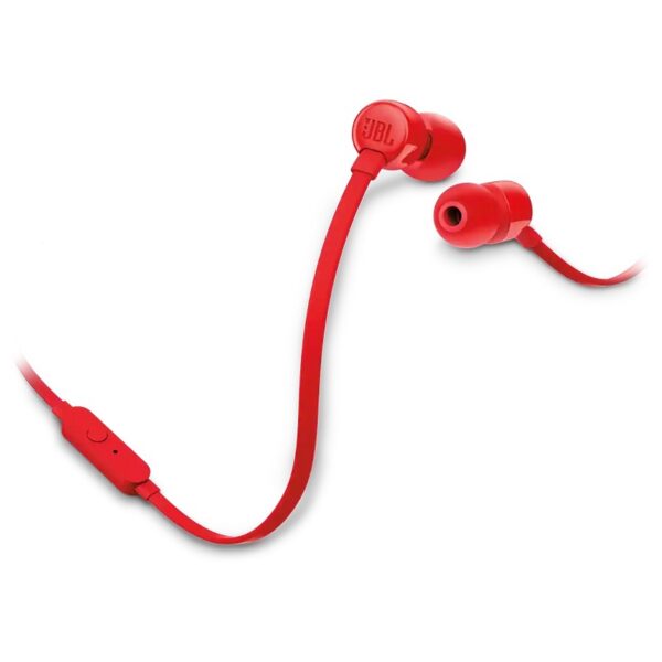 auricular jbl t110 rojo