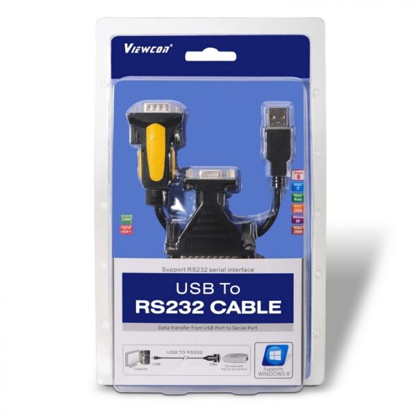 cable conversor usb a serial con adaptador