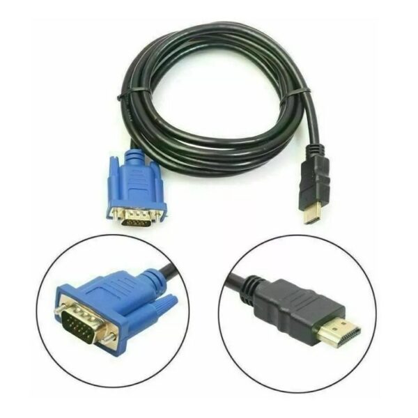cable hdmi a vga 5 mts