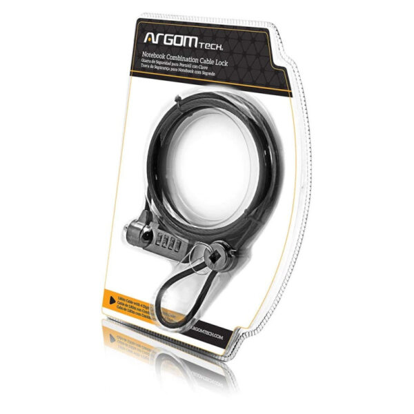 cable de seguridad argomtech para notebook arg kl 5001 con clave