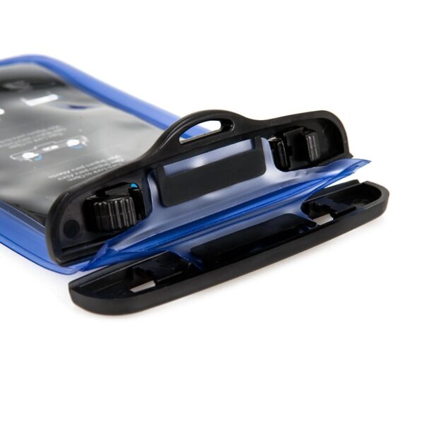 estuche impermeable argomtech para celular arg ac 0451bl 16 x 8 cm