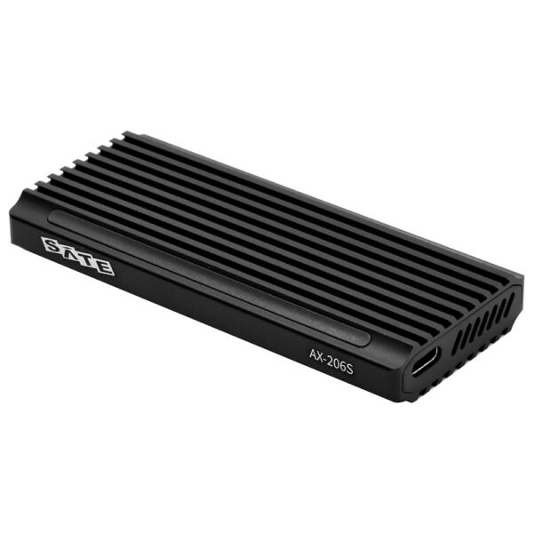 gaveta para ssd sate ax 206s m.2/usb c 2tb rgb