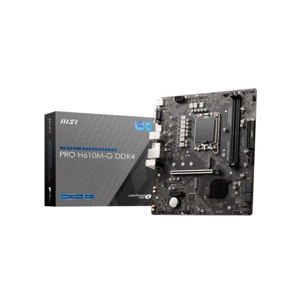 placa madre msi pro lga1700 h610m g ddr4 vga/hdmi m.2