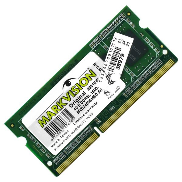 memoria ram para notebook ddr3l markvision 4gb 1600mhz