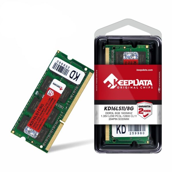 memoria ram para notebook ddr3l keepdata 8gb 1600mhz