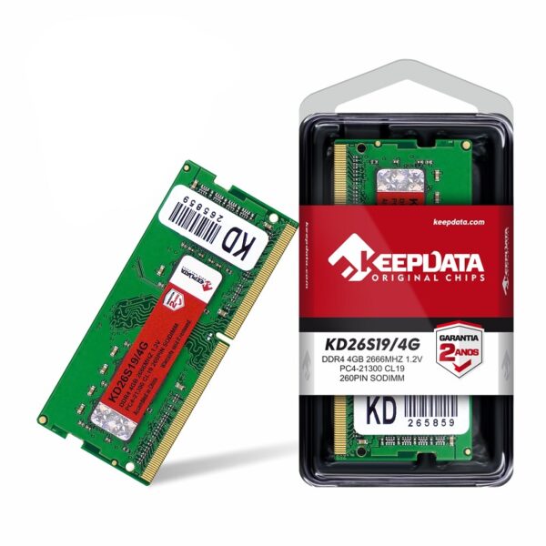 memoria ram para notebook ddr4 keepdata 4gb 2666 mhz
