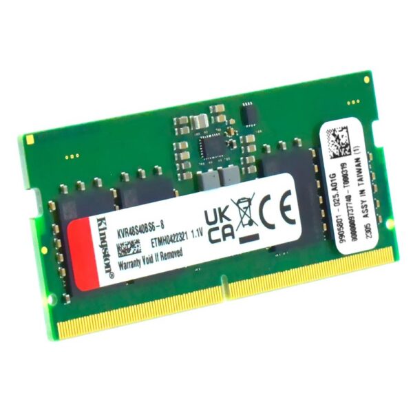 memoria ram para notebook ddr5 kingston 8gb 4800 kvr48s40bs6