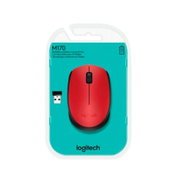 mouse logitech 910 004941 m170 wir rojo