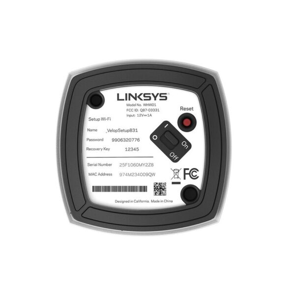 router linksys wifi velop whw0101/ac1300
