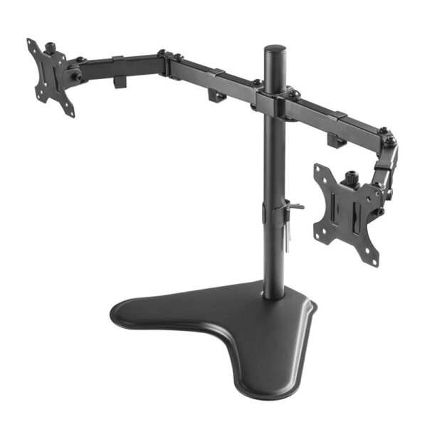 soporte argomtech de escritorio para doble monitor 32" arg br 1604
