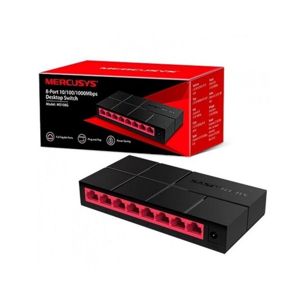 switch mercusys hub 08p ms108g 10/100/1000