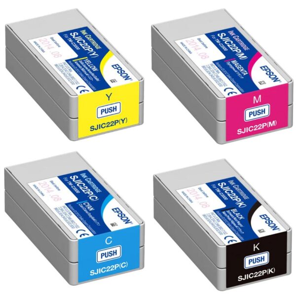 tinta epson sjc22p (k) tm c3500 negro