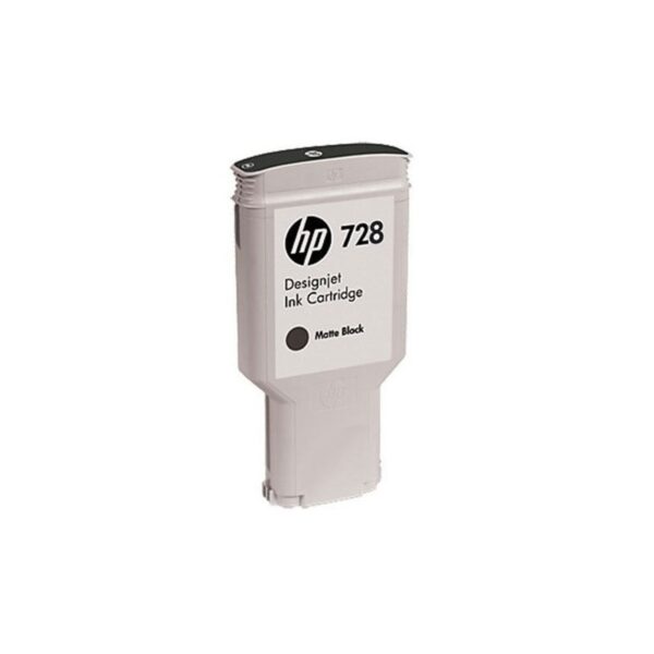 tinta hp 728 f9j68a 300ml negro matte