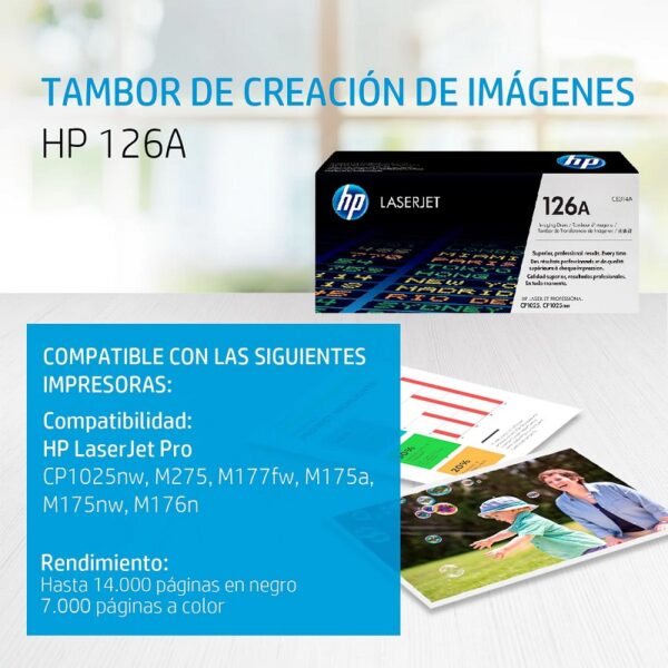toner hp ce314a (126) drum kit