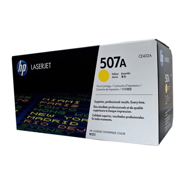 toner hp ce402a 507a amarillo