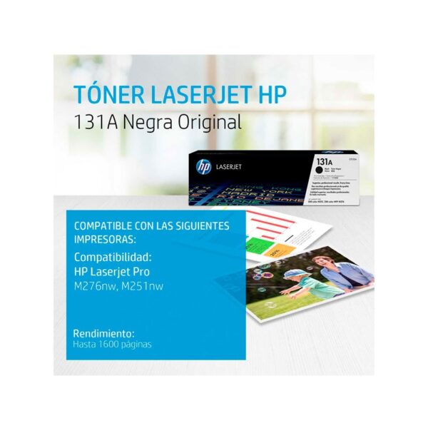 toner hp cf210a (131a) black