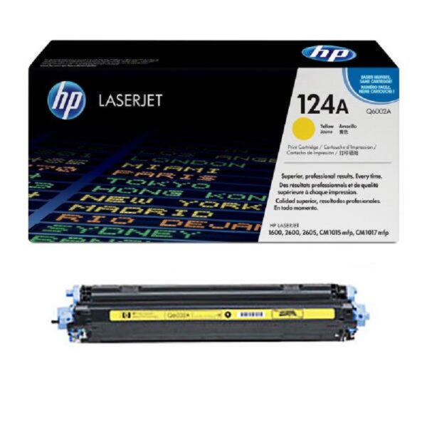 toner hp q6002a (124a) amarillo