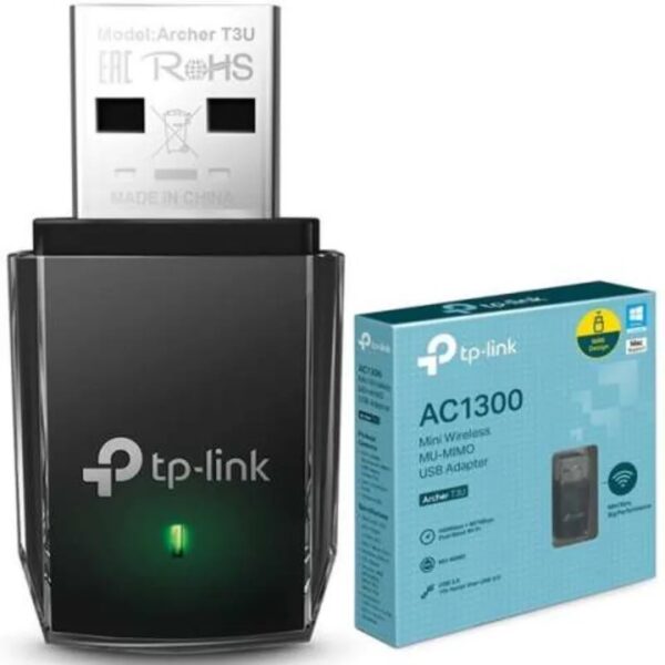 adaptador tp link w archer t3u ac1300 dual band