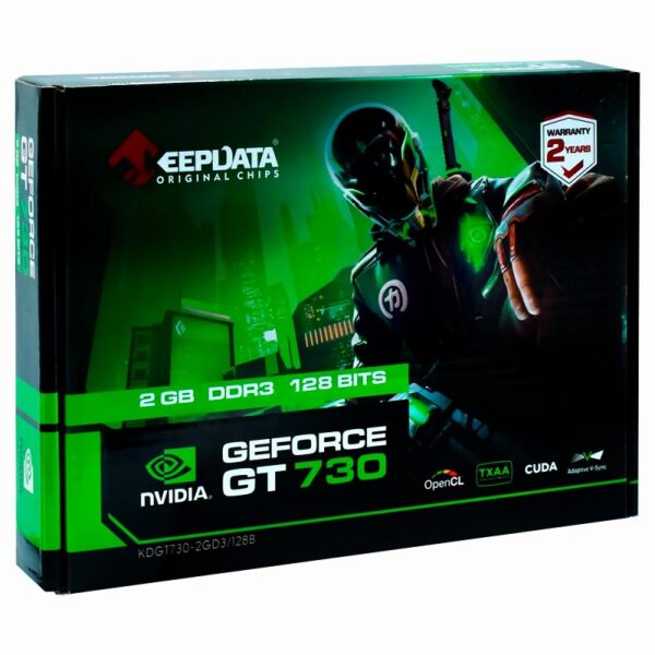tarjeta grÁfica keepdata gt730 2gb d3 128b kdgt730 2gd3/128b