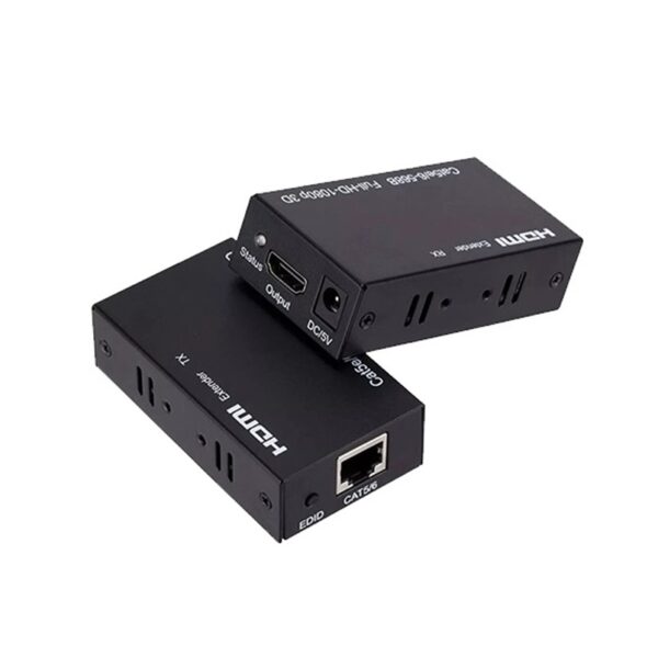 adaptador hdmi extensor 120mts a rj45