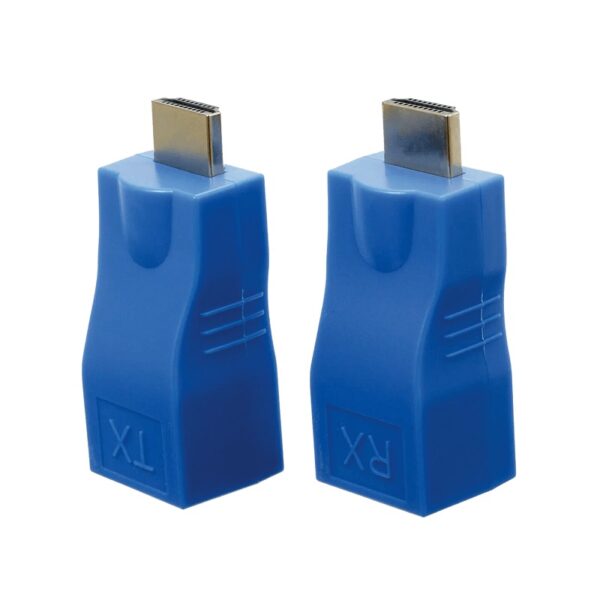 adaptador hdmi extensor 3d 30mts a rj45 cat6