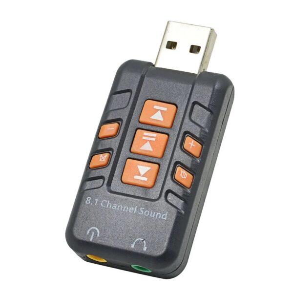 adaptador usb sonido 8.1
