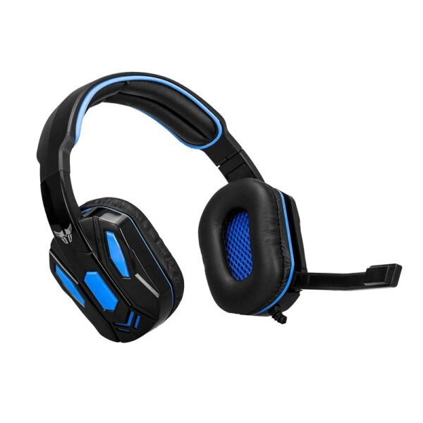 auricular gamer argomtech arg hs 2845bk negro/azul