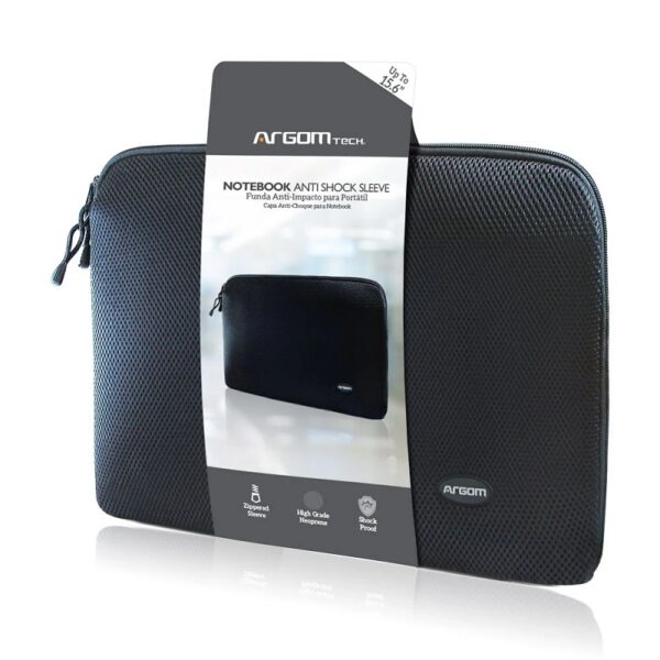 maletin argomtech arg sl 0015b 15.6" sleeve negro