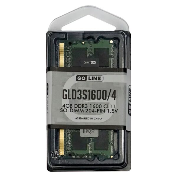 memoria ram goline ddr3l 4gb 1600mhz
