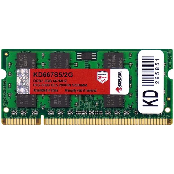 memoria ram para notebook ddr2 keepdata 2gb 667mhz