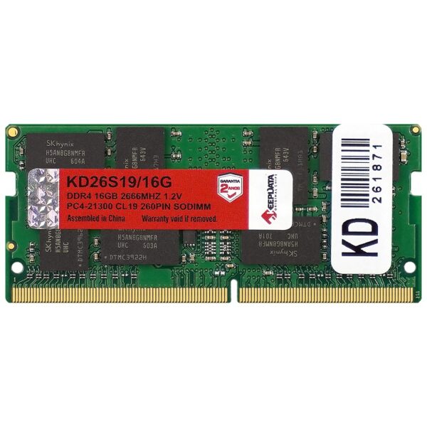 memoria ram para notebook ddr4 keepdata 16gb 2666 mhz