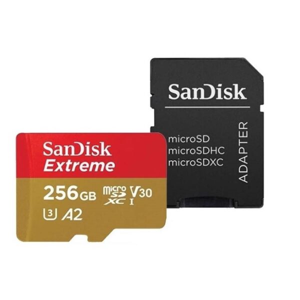 memoria sandisk sd 256gb extreme v3 4k