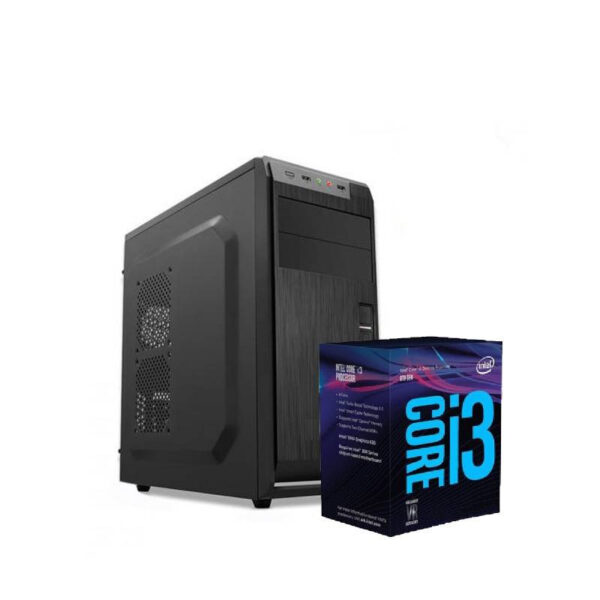 pc e tech corporate ci3 10100f/8g/1tb/dvd/w10p/20"