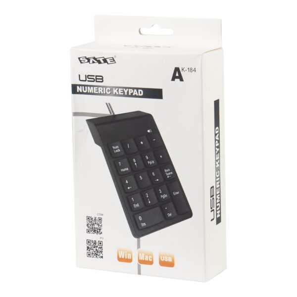 teclado numerico sate ak 184 usb