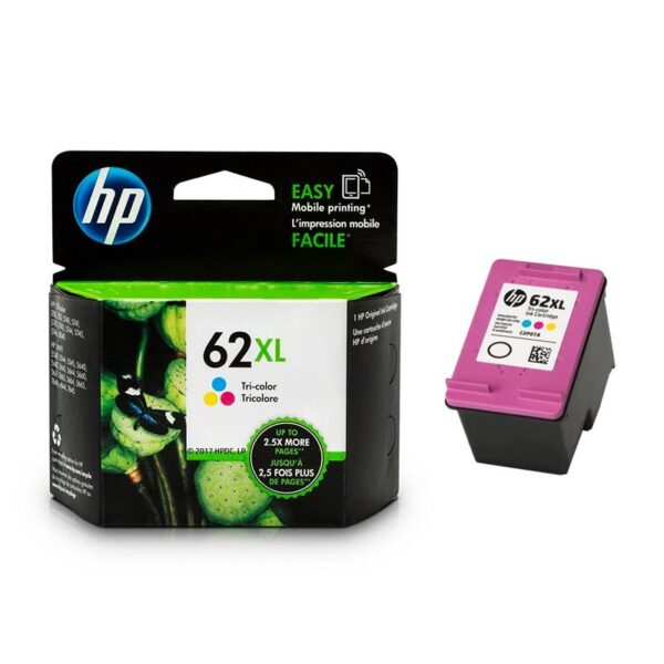 tinta hp c2p07al 62xl color