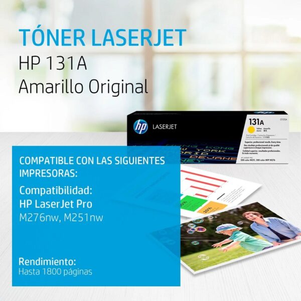 toner hp cf212a (131a) yellow