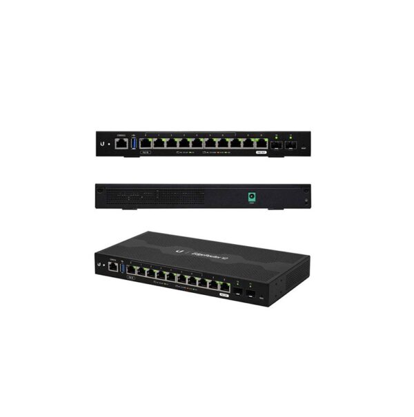 switch ubiquiti er 12 br 10port+2sfp poe in/out
