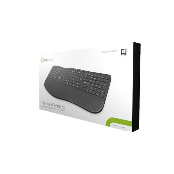 teclado inalÁmbrico klip xtreme kbk 530s transcend wireless esp/negro