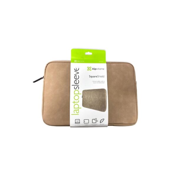 funda para notebook klip xtreme kns 220kh squareshield 15.6" khaki