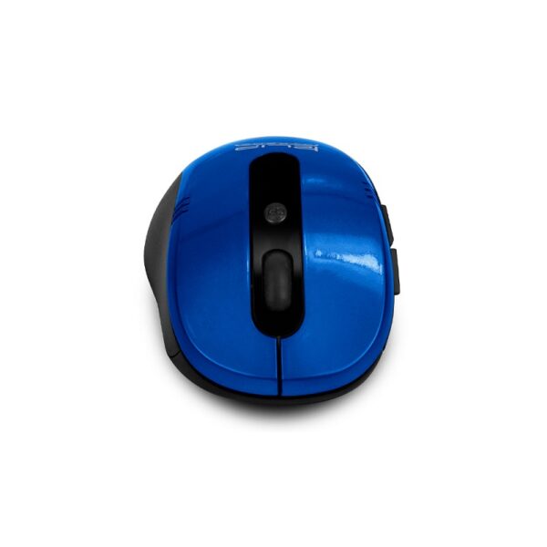 mouse inalÁmbrico klip xtreme kmw 330bl vector 1600dpi/6 bot/3d/azul