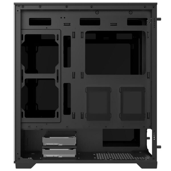 gabinete gamer mtek mcg air01 b vidrio 1 fan argb negro