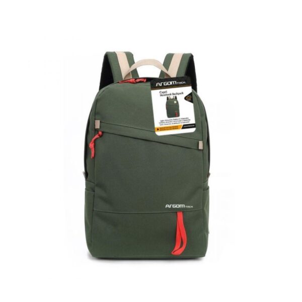mochila argomtech arg bp 1340gn 15.6" verde