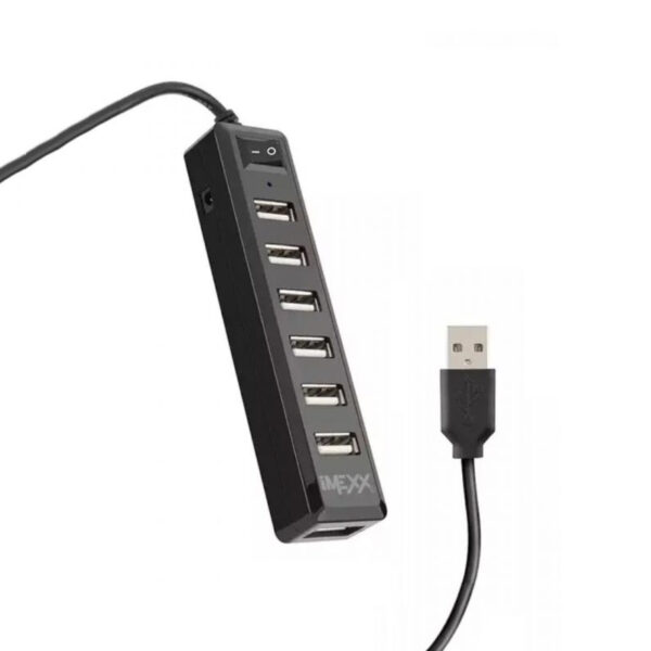 cable multipuerto imexx 32240 usb 7 puertos