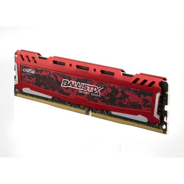 memoria ram crucial ddr4 4gb 2400 mhz ballistix gaming rojo