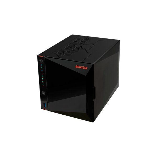 nas asustor as5404t qc2.0/4bay/4gb/2x2.5 gblan/hdmi/3usb3.2/hd35/h25/s