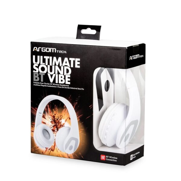 auricular argomtech arg hs 2552wt ultimate bt blanco