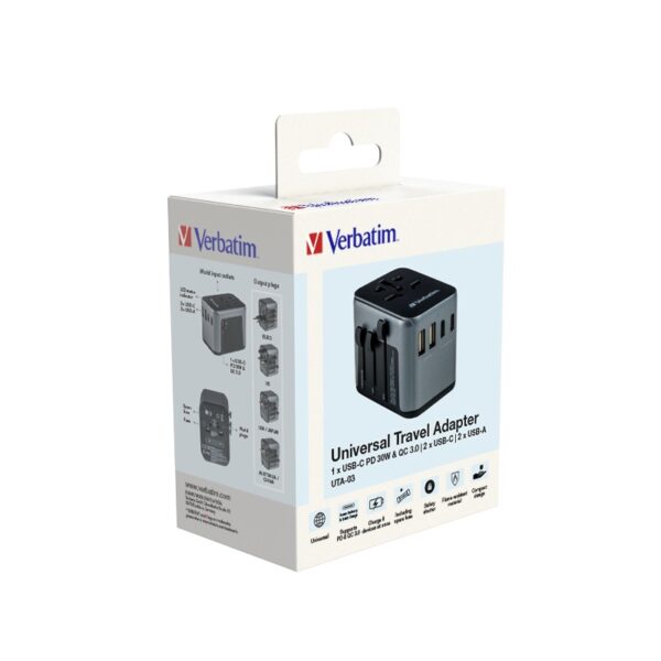 adaptador universal verbatim uta 03